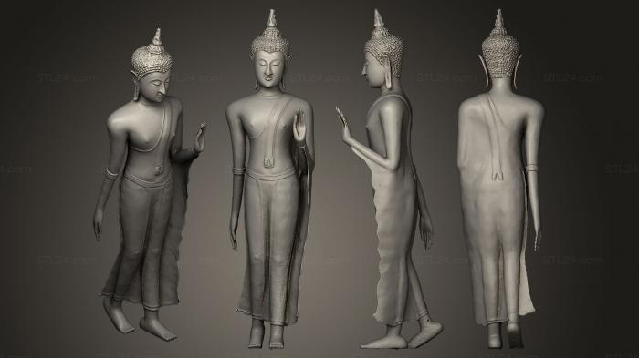 Скульптуры индийские (STKI_0071) 3D модель для ЧПУ станка